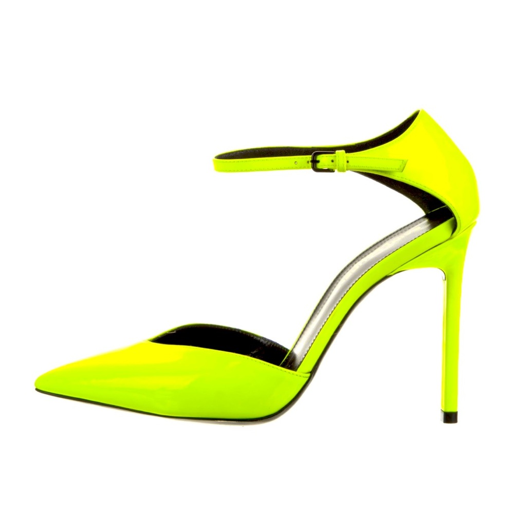 SAINT LAURENT Patent Leather D’Orsay Pumps